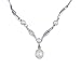 Rhodium Plated Sterling Silver Fresh Water Pearl