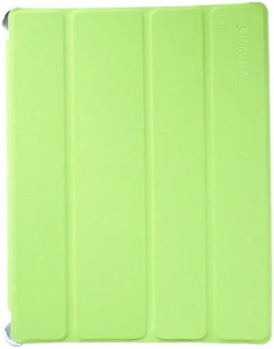 CELLALLURE Magnetic Smart Rubber Protective Case for iPad 3/iPad 2, Green (CAPOD66-0803)