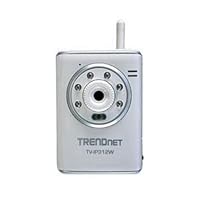 TRENDnet SecurView Wireless Day/Night Internet Surveillance Camera Server with 2-Way Audio TV-IP312W (Silver)