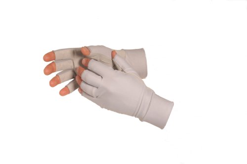Dr. Shade Synthetic Leather Palm Gray Sunglove