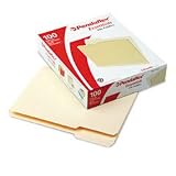 ESSELTE PENDAFLEX CORP. / Manila file folders, recycled, top tab, 1/3 cut, 1st position, letter, 100/box / ESS752131 / Sold as 1 Box / Mfr Part # 752131 \*/ Manila file folders, recycled, top tab, 1/3