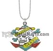 TATTOO INSPIRED NECKLACE SAILORS GRAVE SKULL AND CROSSBONES