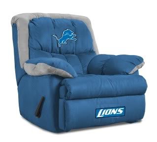 Home Team NFL Detroit Lions Home Team Recliner