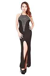 Sexy High-Neck One Shoulder Cocktail Club Dress 