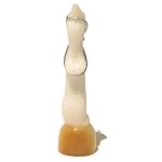 Calcite Pendant 02 Animal Orange Selenite White Weasel Ermine Long Silver Wire Wrapped Crystal Healing 4