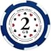 Dane-Elec 2GB USB Poker Chip Flash Drive Image
