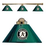 Imperial Oakland Athletics 3 Shade Billiard Lamp