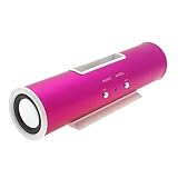 TeckNet NEW AD-05 iPod Portable Speaker and Docking System for iPod Mini, Video, Classic, Touch(all generations), Nano(all generations), and other MP3 and MP4 players - Pink