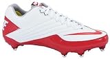 Nike 396238161 Super Speed D Men's Football Cleats (White/Red)