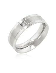 Stainless Steel Solitaire CZ Ring