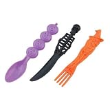 Halloween cutlery set plastic