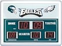 Philadelphia Eagles 14"x19" ScoreBoard/Clock/Therm