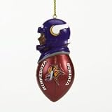 Minnesota Vikings NFL Team Tackler Player Ornament (4.5" African American)