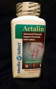 Actalin Thyroid Support Formula Dietary Supplement 60 Capsules