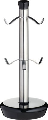 Kitchencraft Metro Kitchen Black Mug Tree MKMTBLK