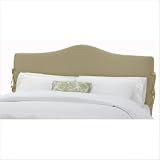 Skyline Furniture 47XX (Twill Khaki) Arc Slipcover Headboard in Twill Khaki Size: Full