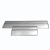 Stainless Steel Silvery Chrome Door Sill Protect Trunk Lid Plate Protector Trim Cover... 