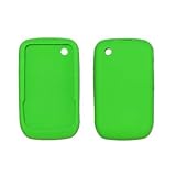 Premium Neon Green Silicone Gel Skin Cover Case for Blackberry Curve 8530 [ ....