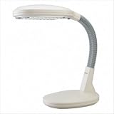 Natural Spectrum Deluxe Desk Lamp in Ivory