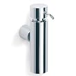 Wall mounted soap dispenser (polished stainless steel) (7.4" H x 1.95" W)