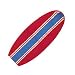 RED BLUE SURFBOARD surf board surfing RUG bath mat