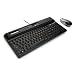 Kensington Ci70 Wireless Desktop Set - Keyboard - wireless - RF - mouse - USB wireless receiver - English - US