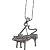 グランドピアノ ラインストーン ネックレス NECKLACE LG GRAND PIANO RHINESTONES