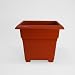 Countryside Square PVC Planter, Terra Cotta, 18