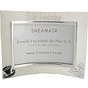 Wedding Day Gift Bride and Groom Tiara Landscape Photo Frame