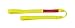Liftall EE1804NFX20 Nylon Web Sling, Eye and Eye Style, Flat Eye, 1-ply, 4" x 20