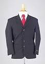 New Boys Single Breasted (SB) Black Dress Suit - Four (4) Button - Sizes 4 to 20 Regular and Husky