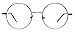 Metal Round Readers - Reading eyeglasses ( unisex ) Black, Brown, Gold, Silver or Grey