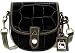 Dooney & Bourke Croco Collection Mini Flap Crossbody Black