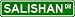 SALISHAN Street Sign ~ Custom Street Sign - Aluminum