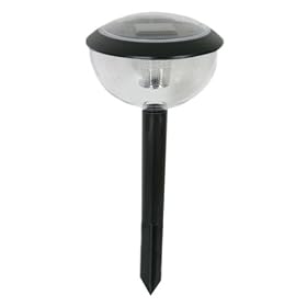 Cascade 0207-0315 Solar Pathway Lights, Black, 4-Set