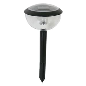 Cascade 0207-0315 Solar Pathway Lights, Black, 4-Set