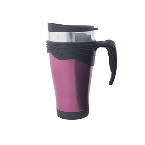 Timolino PCS-46CNR 16-Ounce Signature Travel Mug 2.0, Crystal Red
