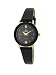 Le Chateau #955L Women's Gold Tone Black Elegant Slim Leather Strap Watch