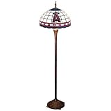 Anaheim Angels MLB Stained Glass Floor Lamp