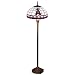 Anaheim Angels MLB Stained Glass Floor Lamp