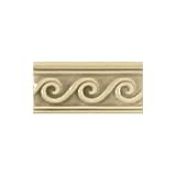 Adex USA Hampton Listello Waves 3 x 6 Olive Ceramic Tile & Stone