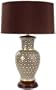 Frederick Cooper FTZ078H1 Fuenta Sultana 2 Light Table Lamp in Brown & Torqouise Cloisonne