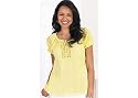 Plus Bay Studio Gauze Peasant Top