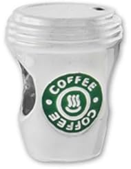 Authentic Biagi Coffee Cup to Go Bead Sterling and Enamel fits European Charm Bracelet