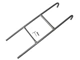 Ultrafit by Ultrasport Trampolinleiter, silber, 251-430cm