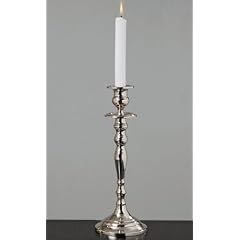 KERZENLEUCHTER 32cm H�HE IN SILBER KANDELABER KERZENST�NDER