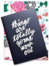 ban.dodesign Good Ideas Notebook Set - Florabunda + Things Are Totally Gonna Work Out (53311)