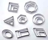 Ateco Geometric Shapes Pastry Cutter Set Ateco Geometric Shapes Pastry Cutter Set
