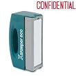 Xstamper "CONFIDENTIAL" Title Eco-Stamp, Pre-inked/Re-inkable, 0.5 x 1.625 Inches, Red (4403)