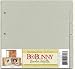 Bo Bunny 3-Ring Bare Naked Binder Pages 9-Inch by 9-Inch, 6/Pkg